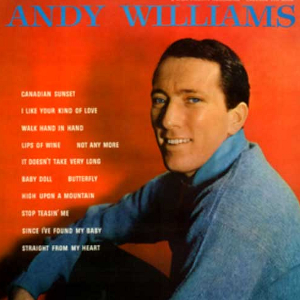 album cover andy williams