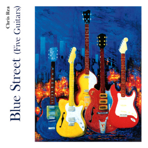 album cover blue street (five guitars)