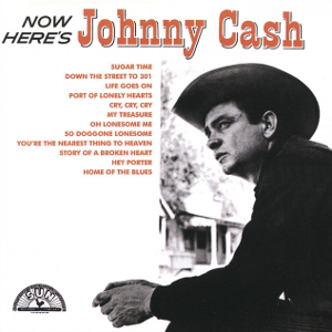 album cover now here's johnny cash