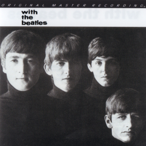 album cover with the beatles