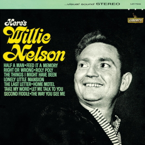 album cover here's willie nelson