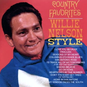 album cover country favorites - willie nelson style